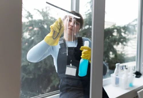 Nettoyage de vitres intérieures et extérieures à la Bresse